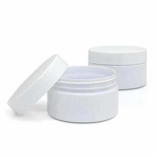 White Cosmetic Cream Jar