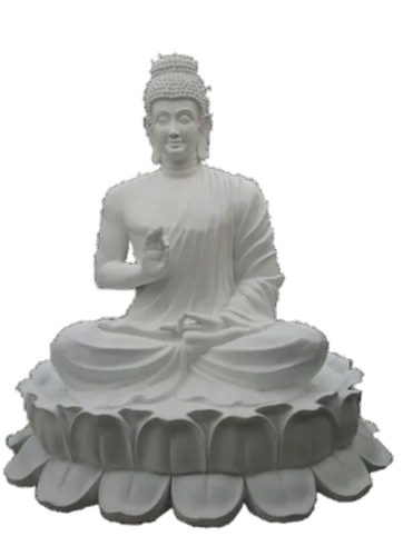 5 Feet Fiber Buddha Statue - Feature: Durable