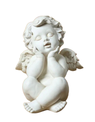 Fibre Baby Angel Statue - Product Type: Sculpture