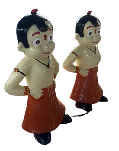 Frp Chhota Bheem Statue - Color: Custom