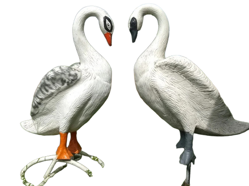 Frp Swan Statue - Color: Custom