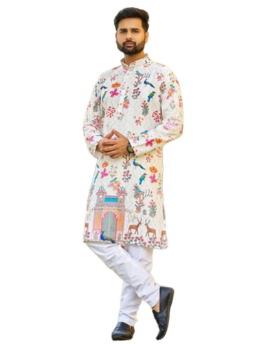 Cotton Mens Kurta - Design: Na