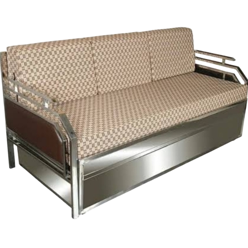 Stainless Steel Sofa Cum Bed
