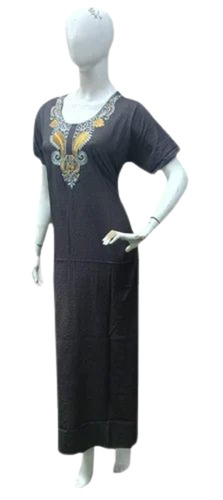 Ladies Rayon Nighty - Design: Standard
