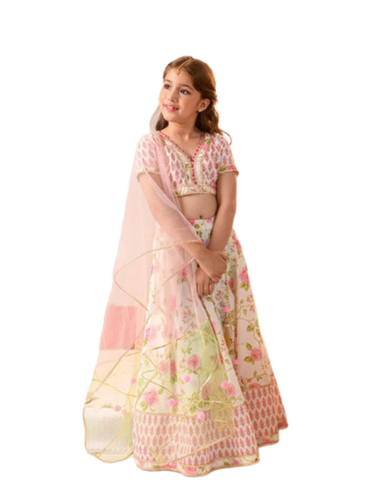 Girls Printed Lehenga Set - Age Group: 11 To 17 Years