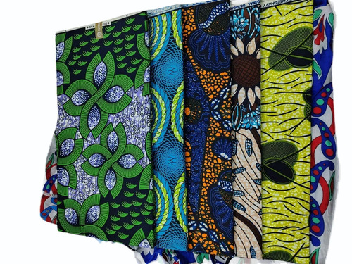 Polyester Wax Fabric  - Color: Multicolor