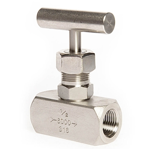 Ss Needle Valve - Stainless Steel, Silver | Precise Control, Corrosion Resistant, High Pressure, Leak Proof, Fine Adjustment, Durable, Compact, Smooth Operation, Reliable Performance