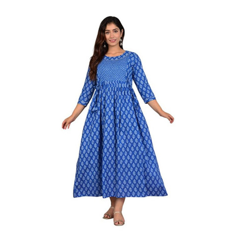 Blue Anarkali Suit
