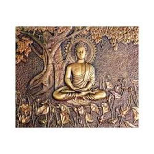 Frp Buddha Wall Mural