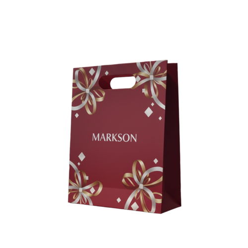 Gift Paper Bags with Die Cut Handle