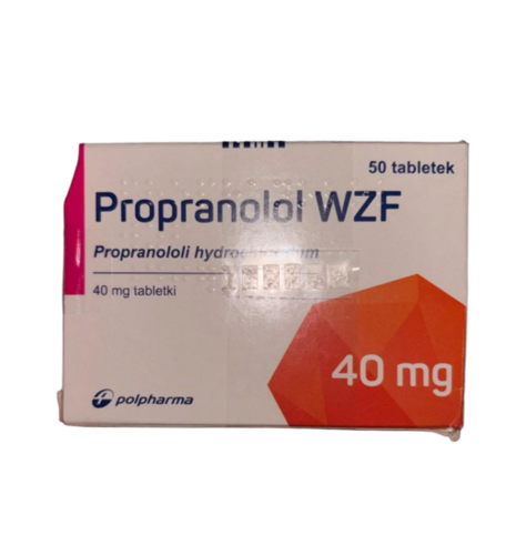 Propranolol Wzf 40Mg Tablets - Life Span: 2 Years