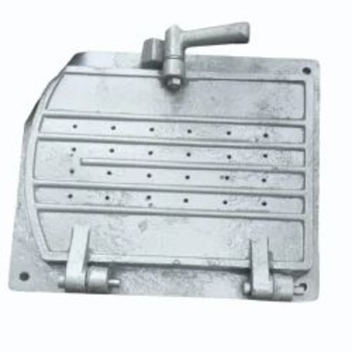 Boiler Fire Door - Color: Silver