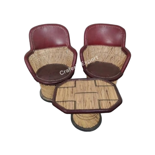 Handmade Sarkanda Wooden Muddi With Table