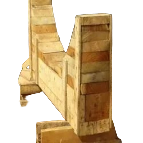 Rubber Wooden Saddle