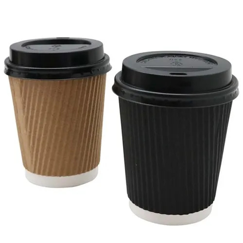 120ml Ripple Paper Cup With Lid