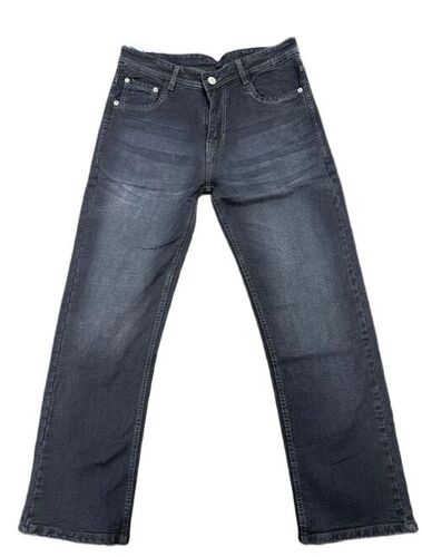 Comfortable Fit Mens Plain Denim Jeans