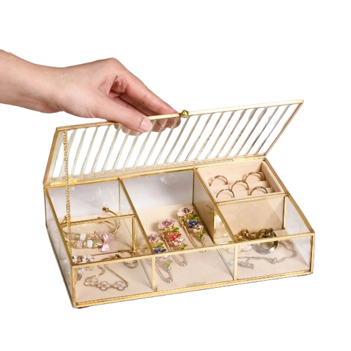 Glass Jewellery Box