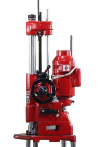 Red Automatic Boring Machine