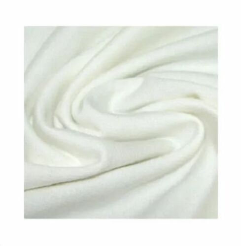 White Cotton Woven Fabric - Density: V