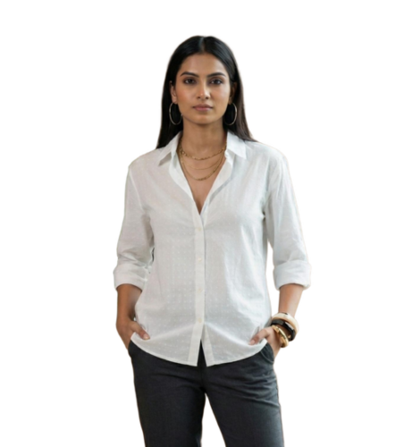 Women Full Sleeves Formal Shirt