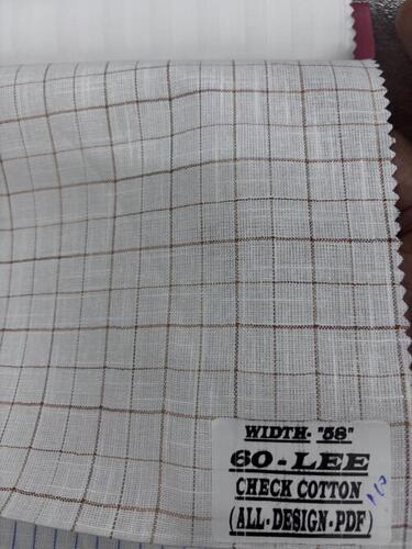 60 LEE COTTON CHECKS FABRIC