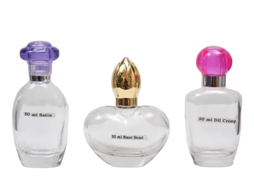 Antique 50Ml Glass Spray Bottle - Color: Transparent