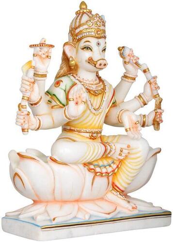 Devi Varahi Marble Statue By Anil Moorti Arts & Export