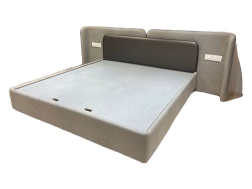 Upholstered Hydraulic Italian Storage Bed With Side Wings
