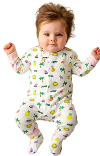 Baby Cotton Rompers, 9-12 Months