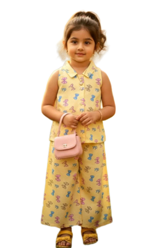 Baby Girls Top And Plazzo Co Ord Set - Color: Customer Choice