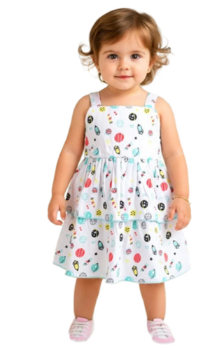 Girls Cotton Frocks, 2-3 Years - Color: Customer Choice