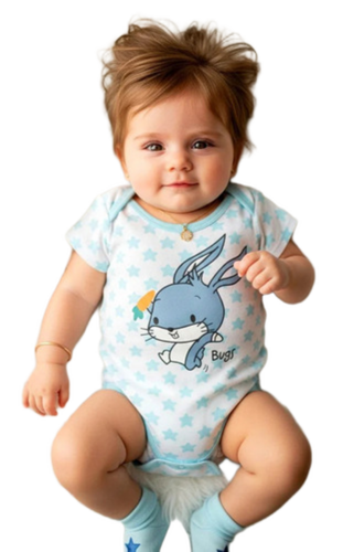 Half Sleeve Baby Rompers Onesies - Color: Customer Choice