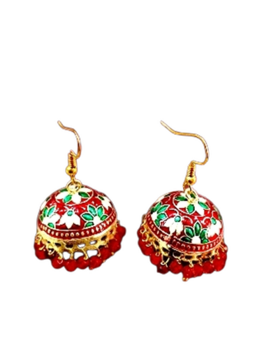 Meenakari Earrings - Gender: Women