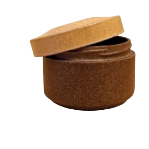 Mocha Brown Cosmetic Jar 50ml - Plastic, Customized Size, Brown, Rigid | Heat Resistant, Fine Finished, Durable, 6 Month Warranty