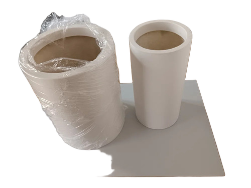 White Round Frp Shape Planter - Shape: Custom Choice