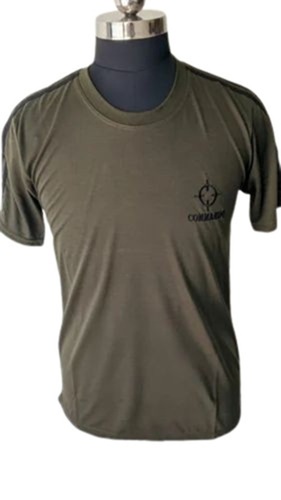 Round Neck Half Sleeves Men T Shirt 