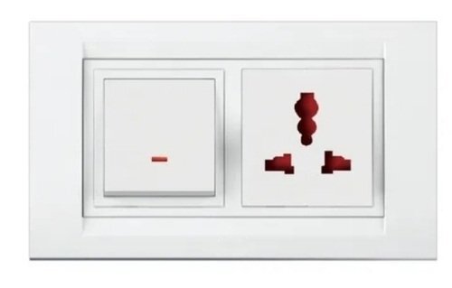 White Modular Switch Plate