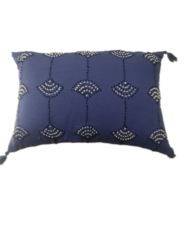 Embroidered Cotton Cushions Cover - Color: Custom