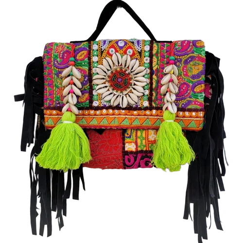 Embroidered Vintage Banjara Bags - Color: Assorted