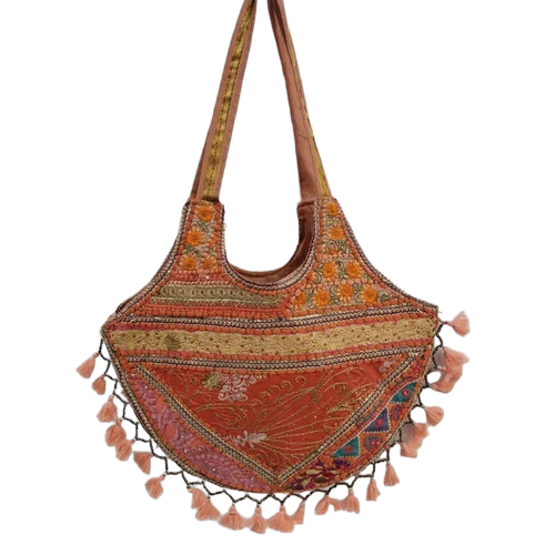 Handmade Embroidery Banjara Style Patch Work Shoulder Bags - Color: Assorted