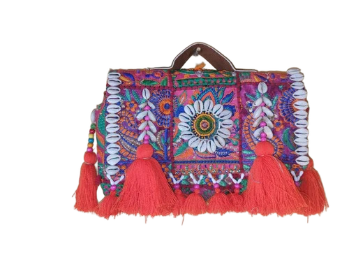 Handmade Embroidery Work Banjara Bags - Color: Assorted