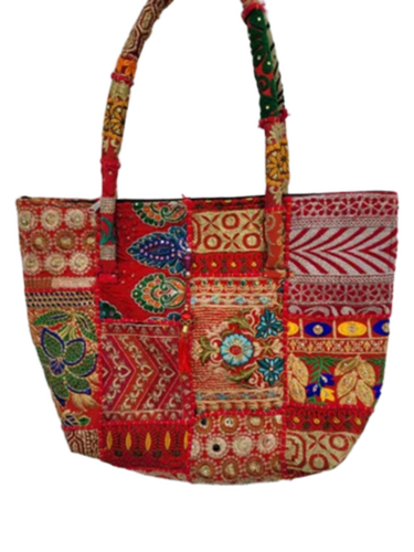 Multicolor Rajasthani Jhola Bag - Color: Assorted
