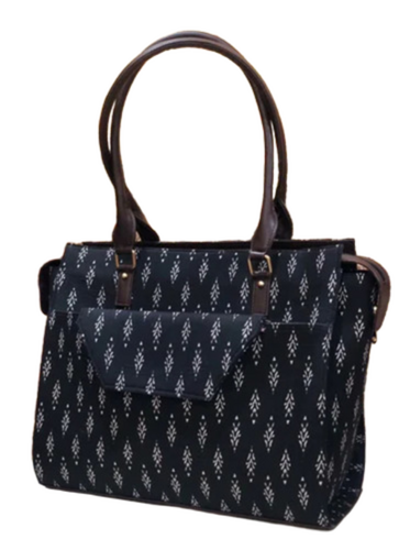 Printed Cotton Tote Shoulder Ladies Handbags