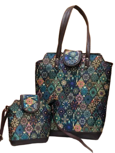 Printed Ladies Handbag Set