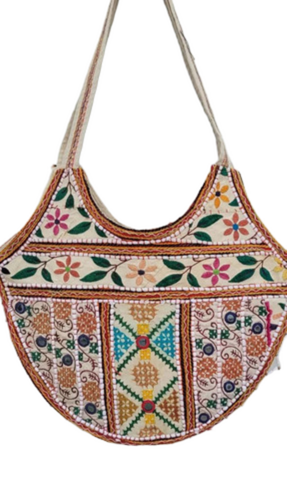 Vintage Antique Embroidered Shoulder Bags - Color: Assorted