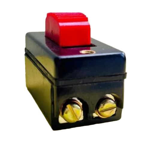 Elcomo Double Pole Slide Switch - Color: Black