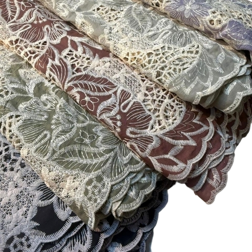 Embroidered Lace Fabric