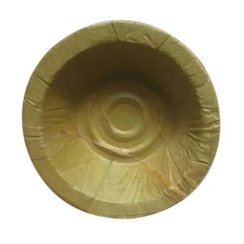 Green Leaf Bowl - Natural Leaf Material, Lightweight, Green, Heat Resistant, Compostable, Biodegradable