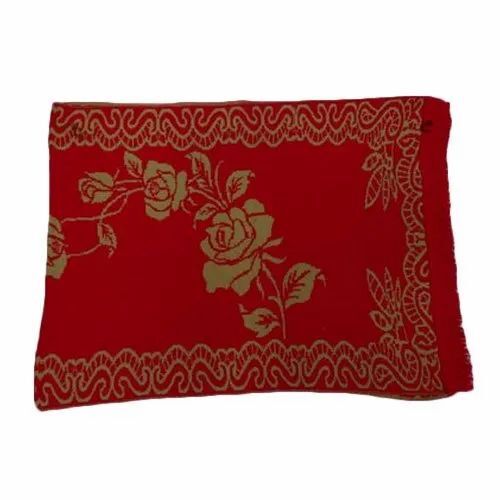 Ladies Floral Printed Knitted Stole
