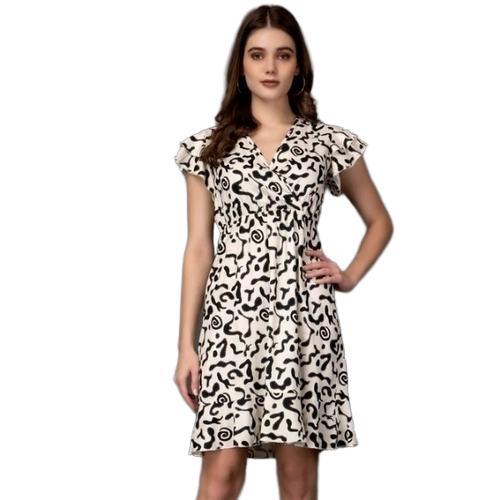 Ladies Rayon Western Dress 